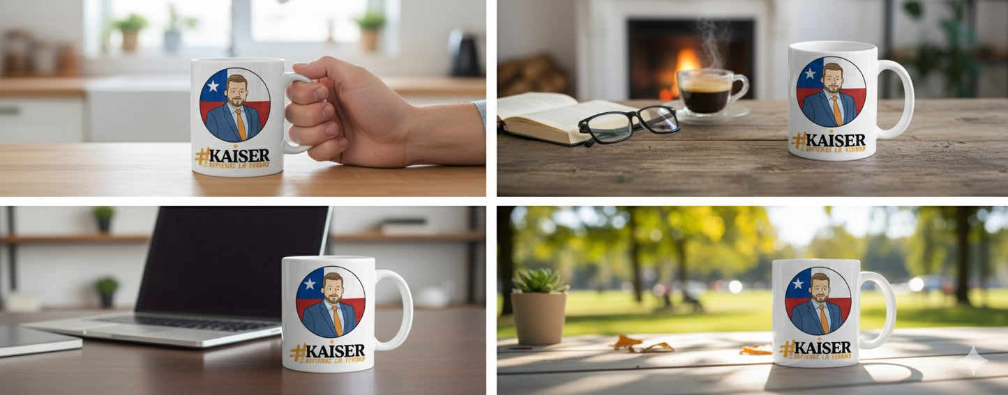 Tazón Johannes Kaiser - Edición Caricatura Retro